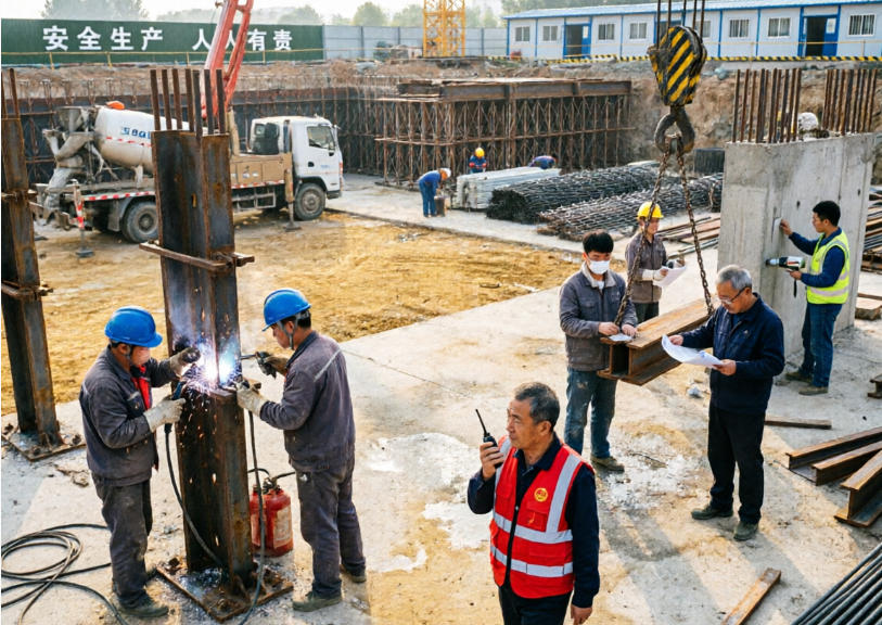 深汕特别合作区内支撑体系施工