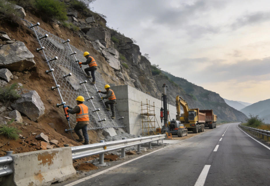 深汕特别合作区公路道路护坡